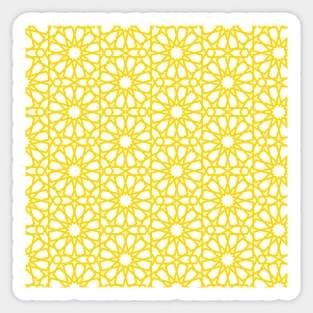 Gold Alhambra Tile, Arabic tiles Moroccan Mosaic Sticker